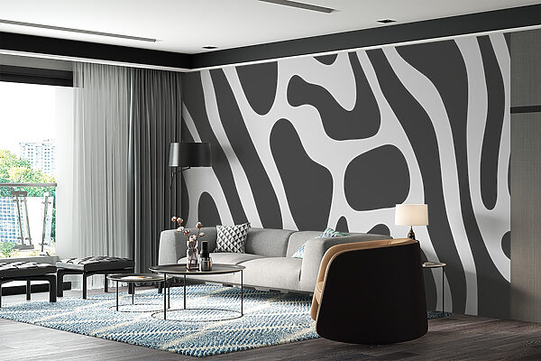 Design astratto e fluido nei toni del grigio Design astratto e fluido nei toni del grigio