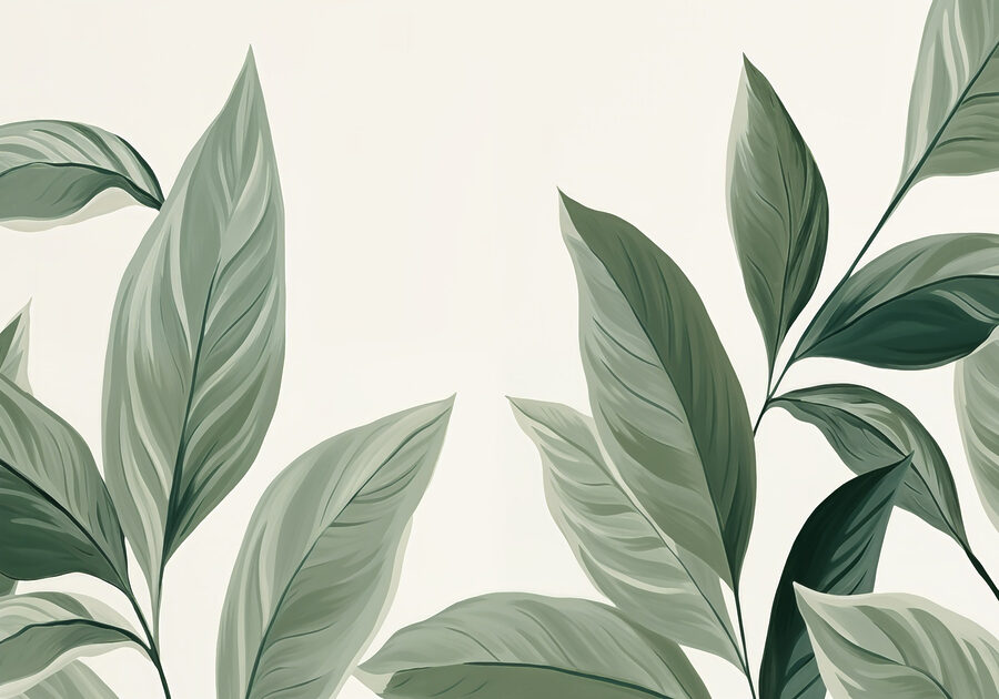 L'eleganza della natura in un verde tenue.