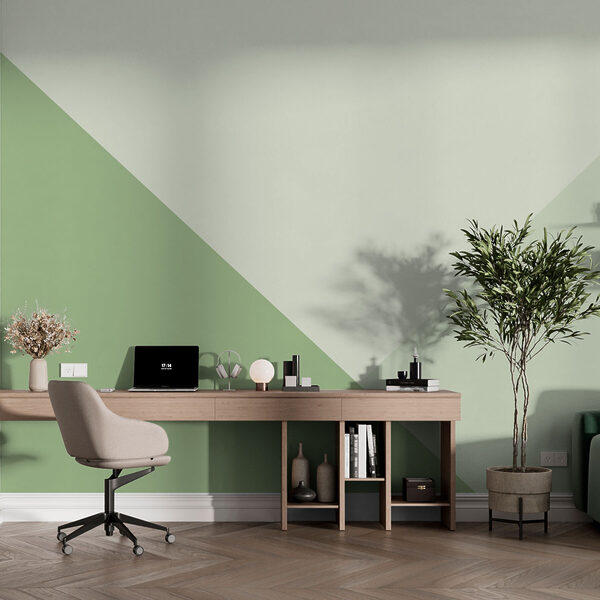 Triangolo verde e bianco Triangolo verde e bianco