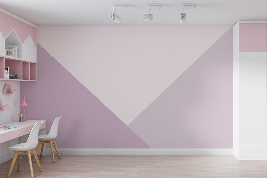 Triangolo viola e bianco Triangolo viola e bianco