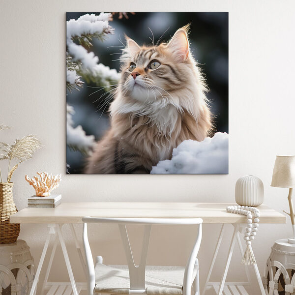 Quadri Gatto seduto sulla neve (COD: s41435) Quadri Quadri Gatto seduto sulla neve (COD: s41435)