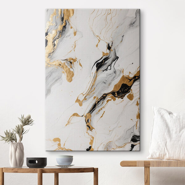 Elegant swirls of black and white Elegant swirls of black and white