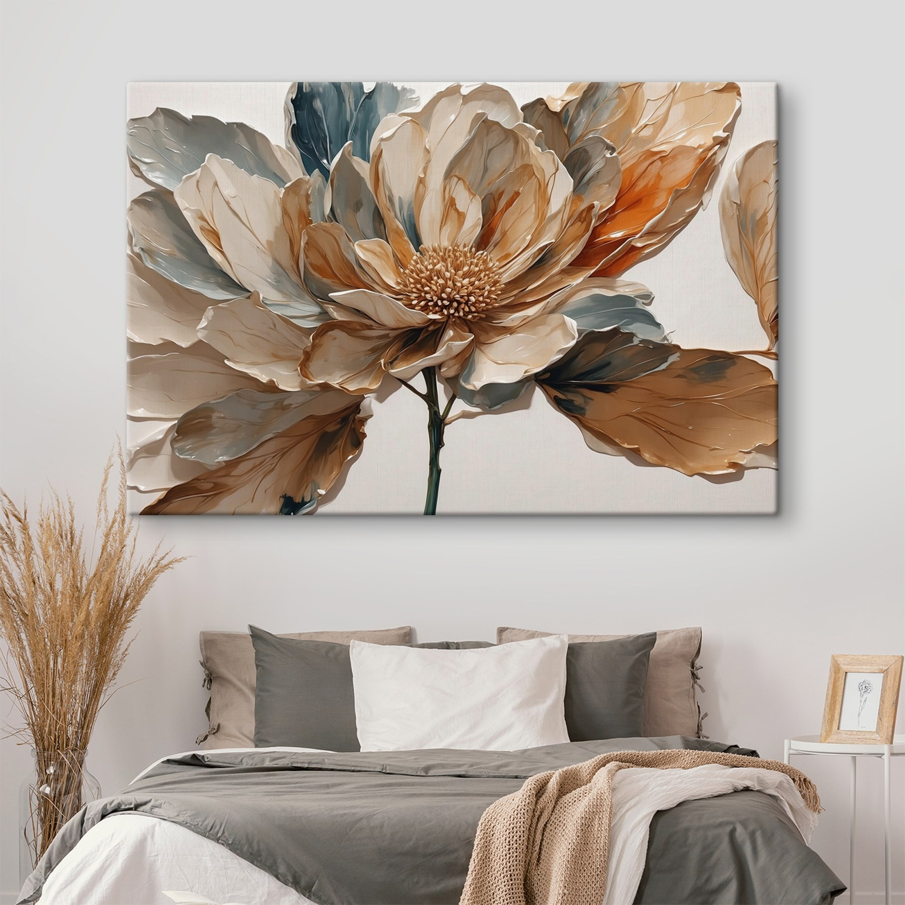 Elegant floral arrangement in soft hues