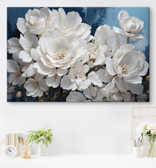 Quadri Mazzo di fiori bianchi (COD: s41314) Quadri Quadri Mazzo di fiori bianchi (COD: s41314)