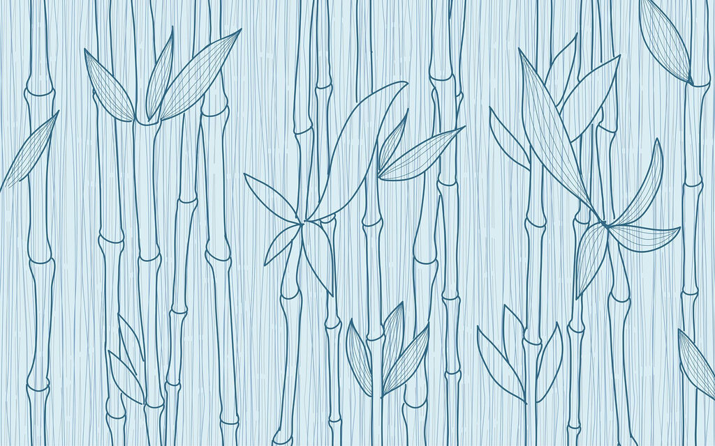 Disegno a linee blu di bambù Disegno a linee blu di bambù
