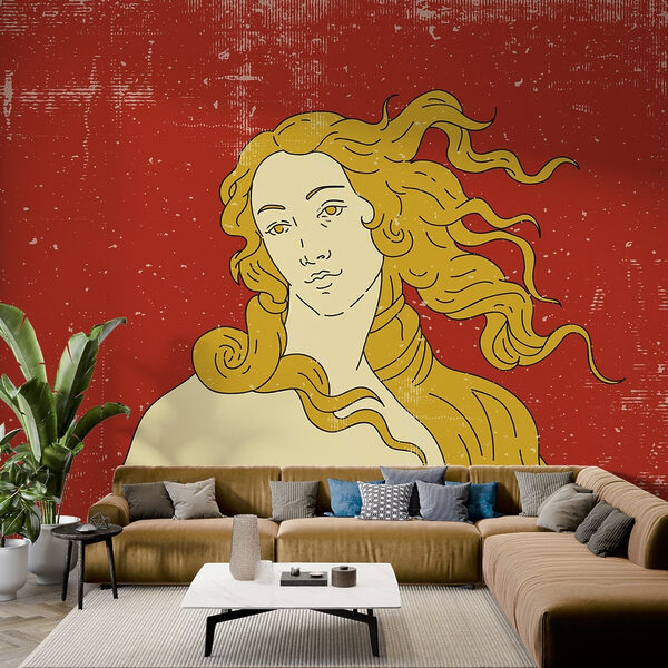 Disegno di un uomo con i capelli lunghi Disegno di un uomo con i capelli lunghi