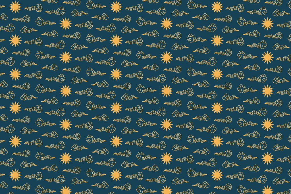 Schema di nuvole e sole Schema di nuvole e sole