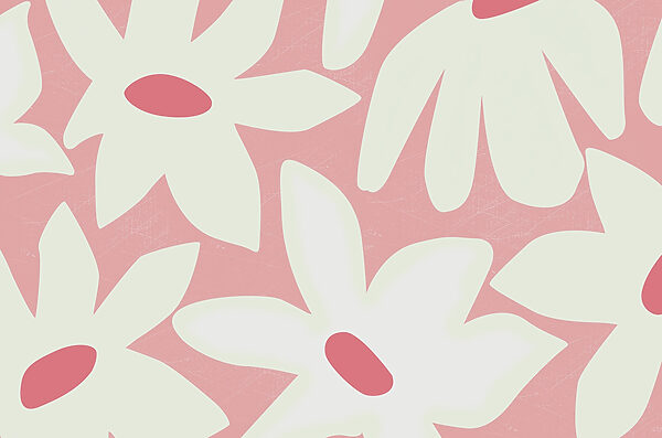 Motivo floreale rosa e bianco Motivo floreale rosa e bianco