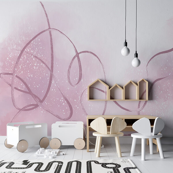 Sfondo rosa e bianco con una linea Sfondo rosa e bianco con una linea
