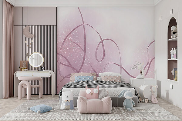 Sfondo rosa e bianco con una linea Sfondo rosa e bianco con una linea