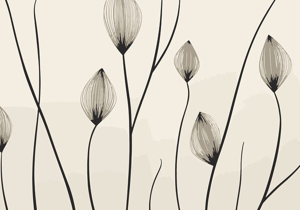 – Linee eleganti di fiori delicati – Linee eleganti di fiori delicati