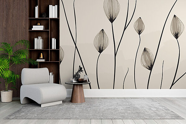 – Linee eleganti di fiori delicati – Linee eleganti di fiori delicati