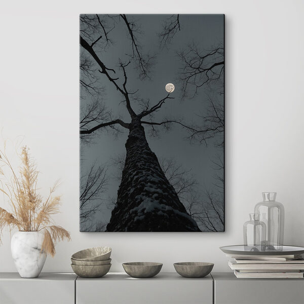 Quadri Albero con la luna sullo sfondo (COD: s41320) Quadri Quadri Albero con la luna sullo sfondo (COD: s41320)