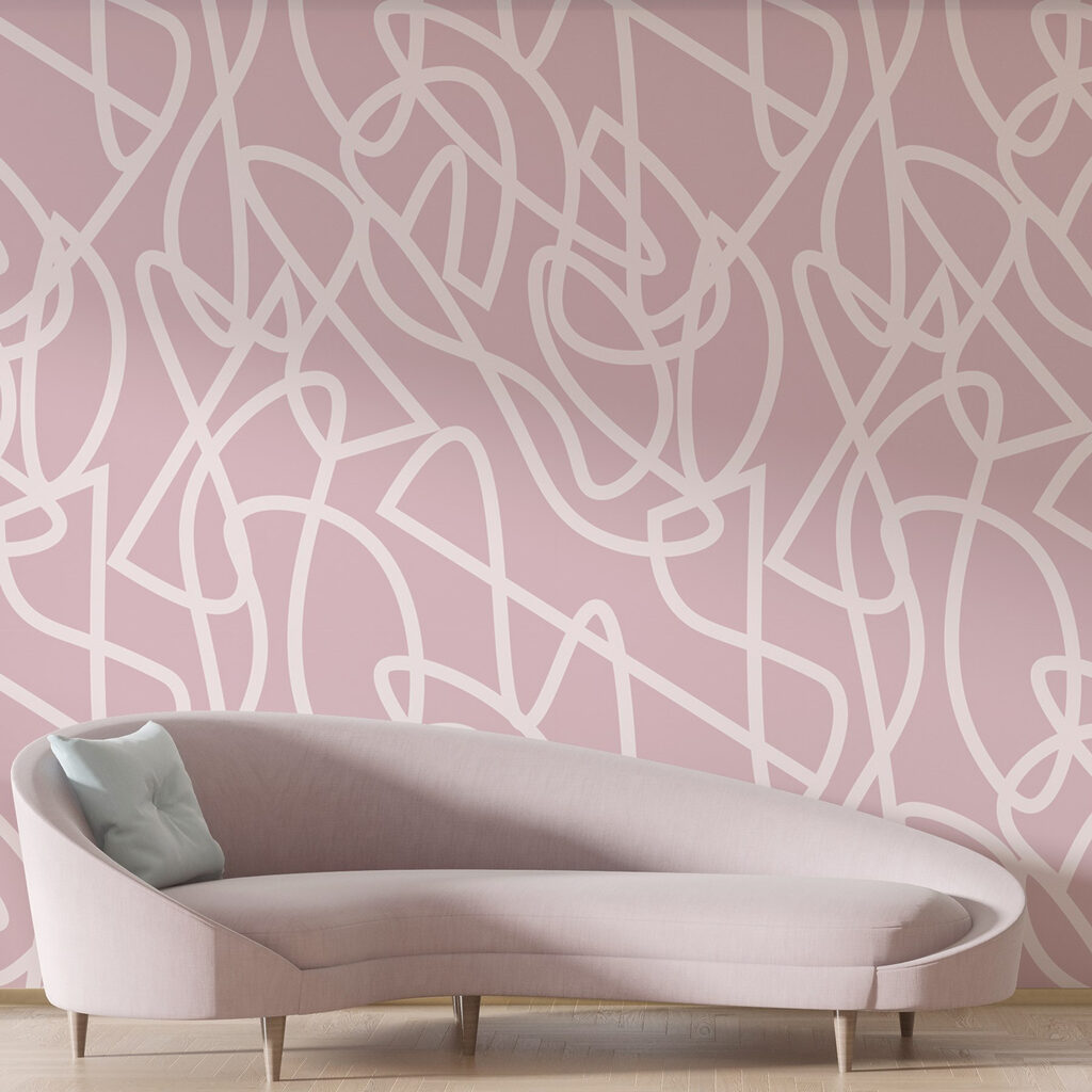 Pattern of white lines