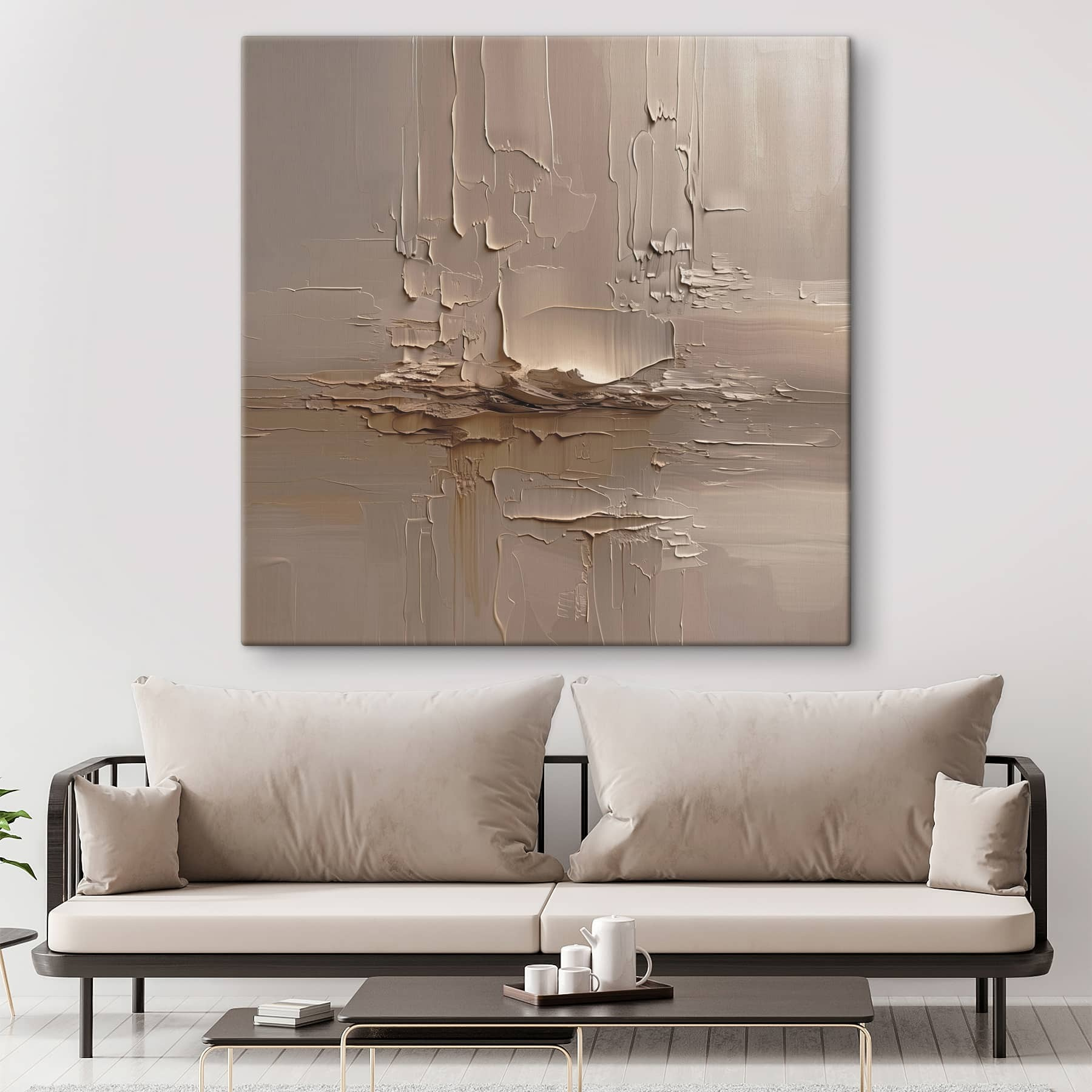 Abstract textures in soft hues