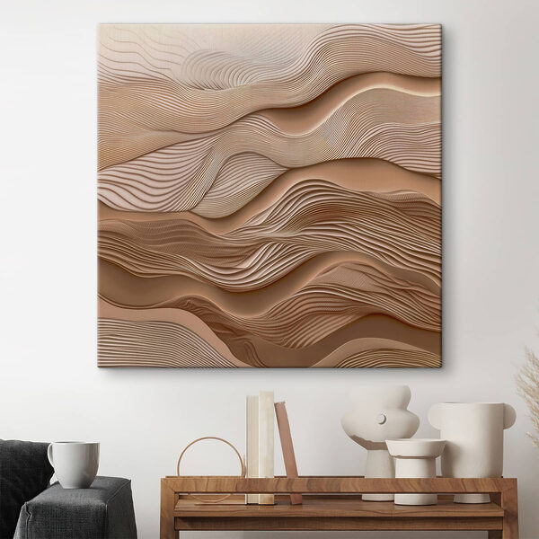 Soft waves of textured design Soft waves of textured design