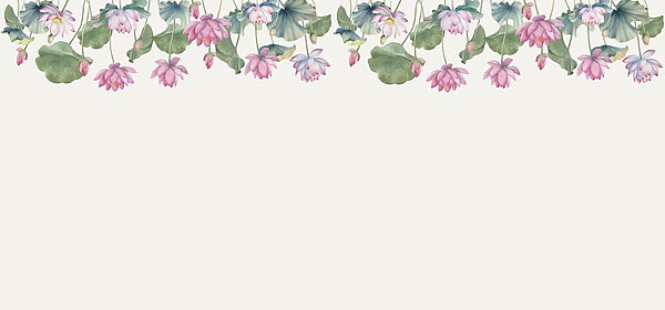 Acquerello di fiori rosa e foglie verdi Acquerello di fiori rosa e foglie verdi