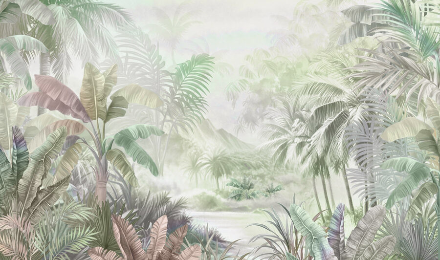 Pittura di una foresta Pittura di una foresta