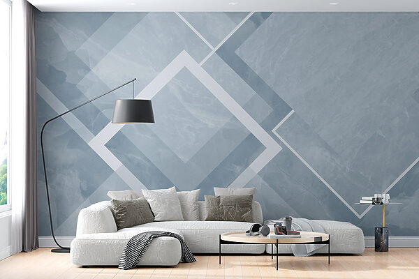 Sfondo blu e bianco con quadrati e linee bianche Sfondo blu e bianco con quadrati e linee bianche