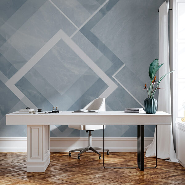 Sfondo blu e bianco con quadrati e linee bianche Sfondo blu e bianco con quadrati e linee bianche