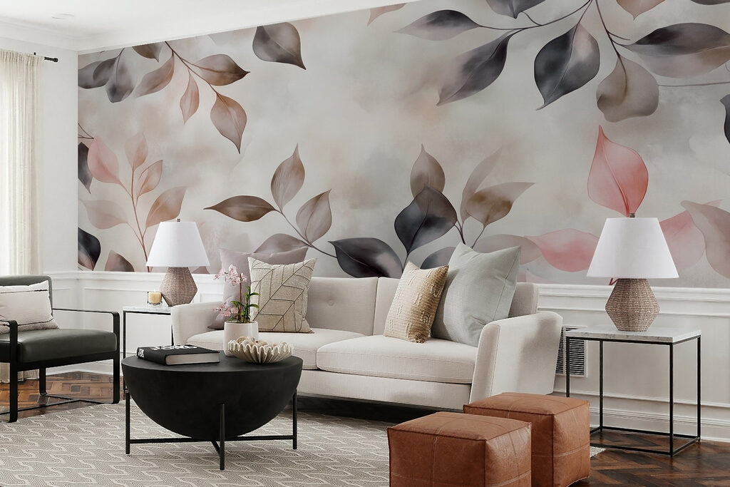 Soft hues dance among gentle leaves