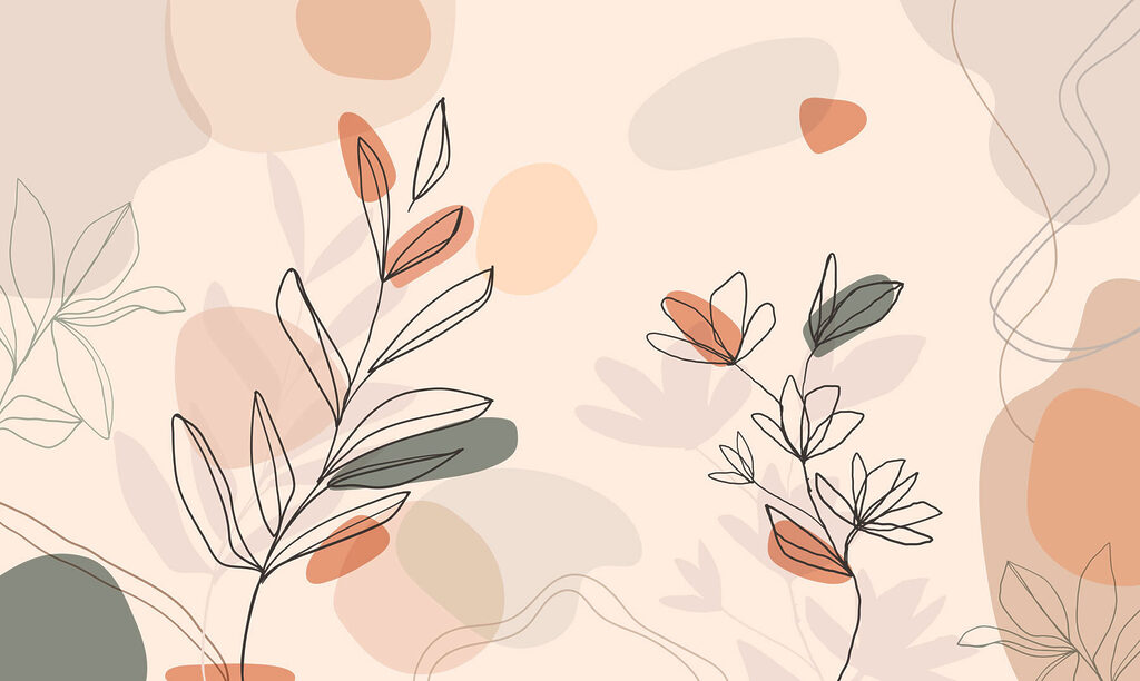 Disegno di foglie e fiori Disegno di foglie e fiori