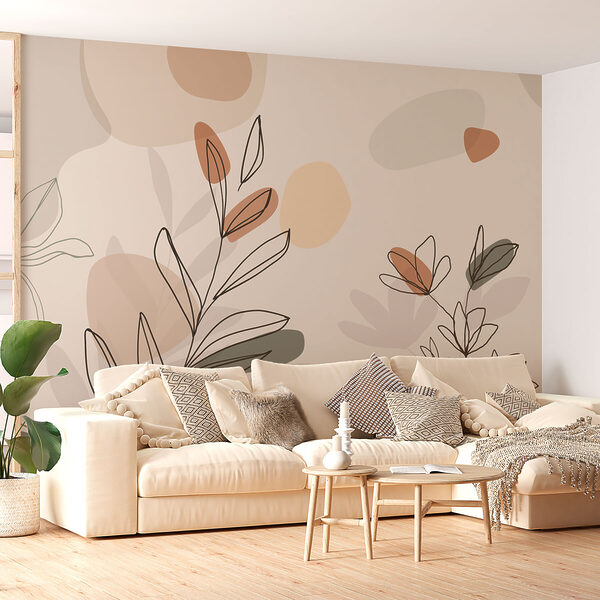 Disegno di foglie e fiori Disegno di foglie e fiori
