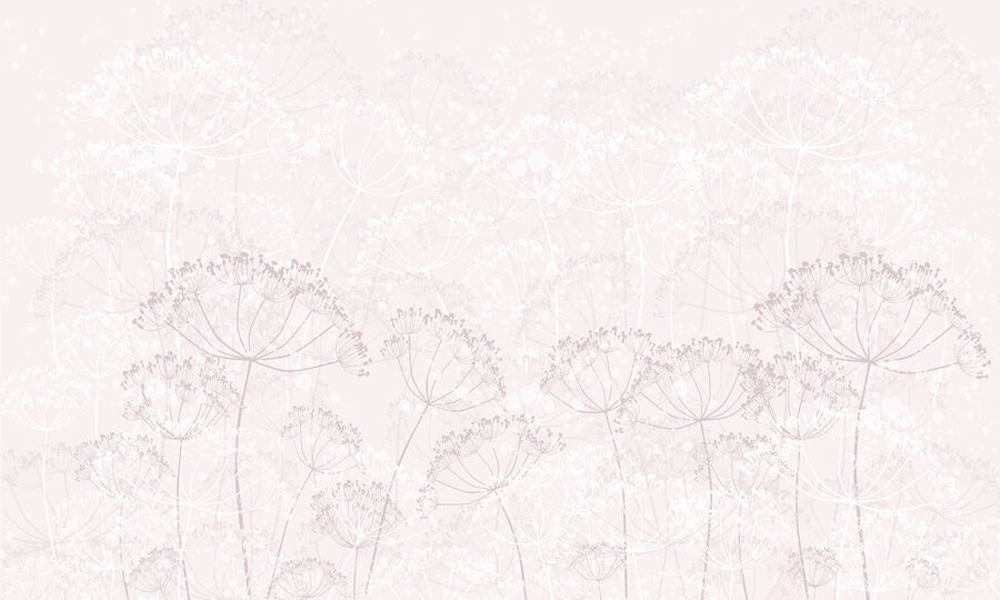 Motivo floreale bianco e rosa