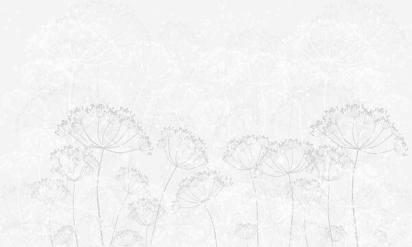 Sfondo bianco con fiori Sfondo bianco con fiori