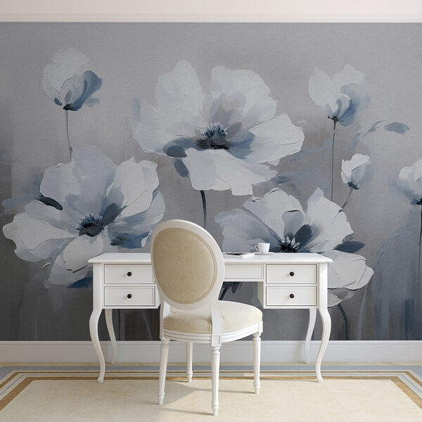 Pittura di fiori bianchi Pittura di fiori bianchi