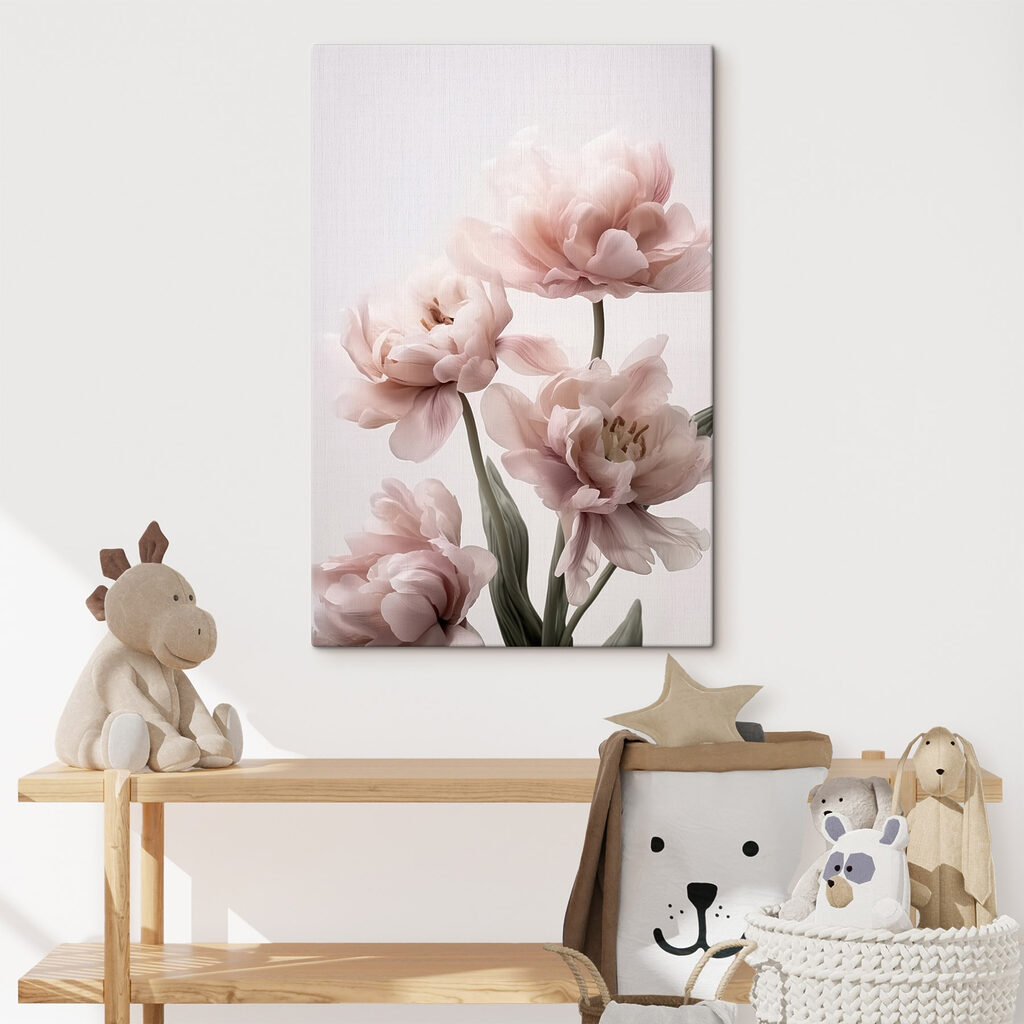 Delicate blooms in soft pastel hues Delicate blooms in soft pastel hues