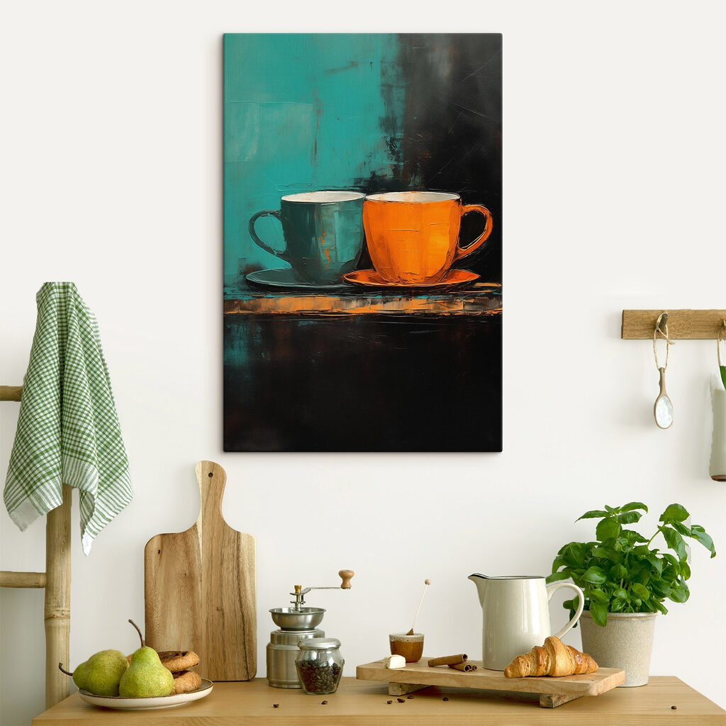 Painting of two cups Painting of two cups