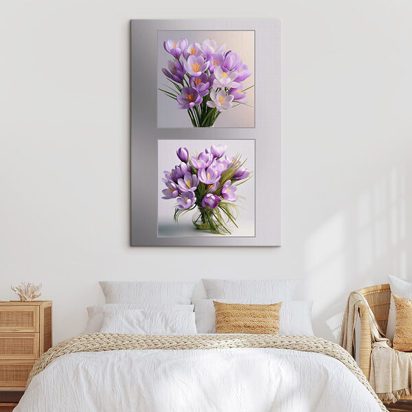 Quadri Splendidi fiori dai delicati toni lavanda (COD: s41549) Quadri Quadri Splendidi fiori dai delicati toni lavanda (COD: s41549)