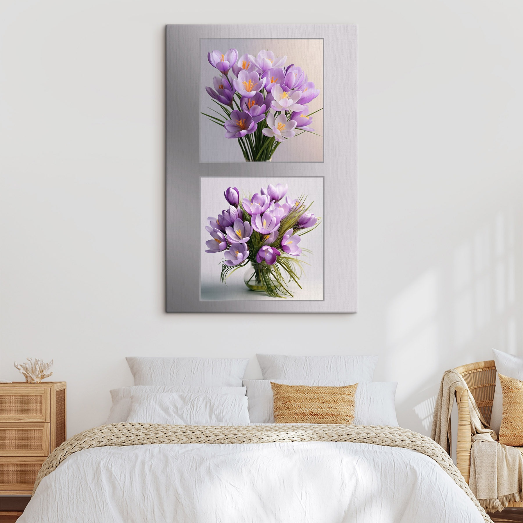 Beautiful blooms in soft lavender hues