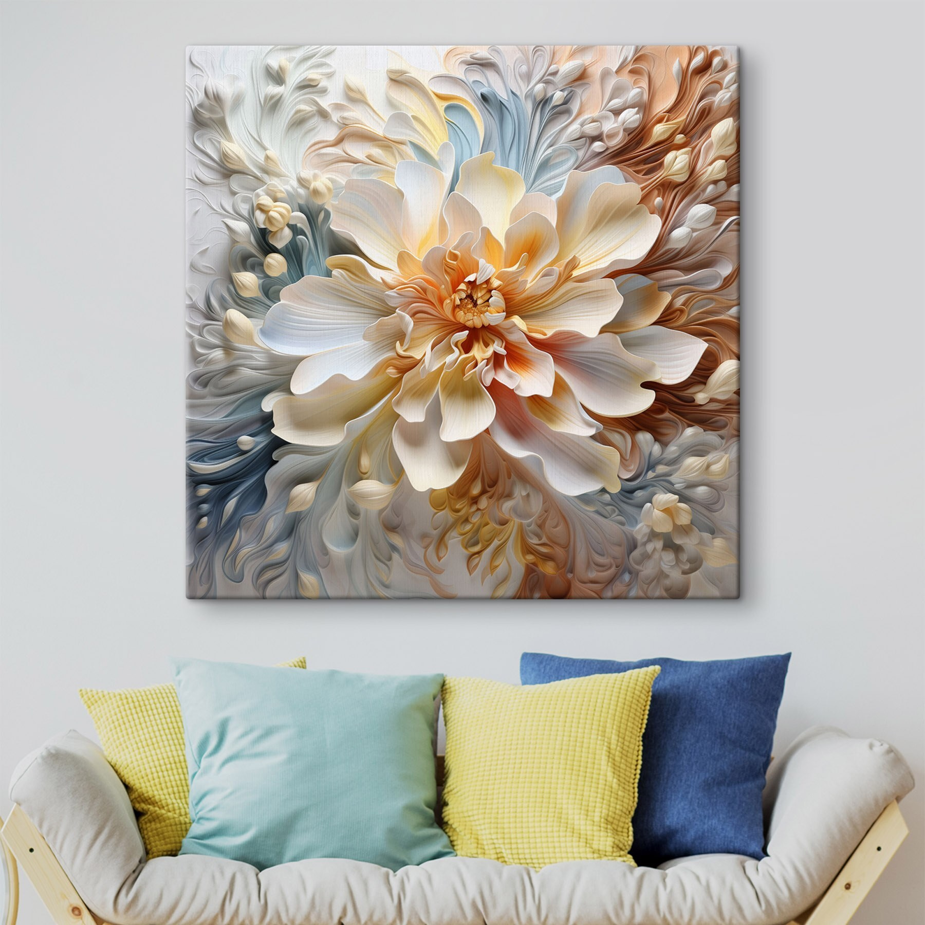 Beautiful floral abstract composition Beautiful floral abstract composition