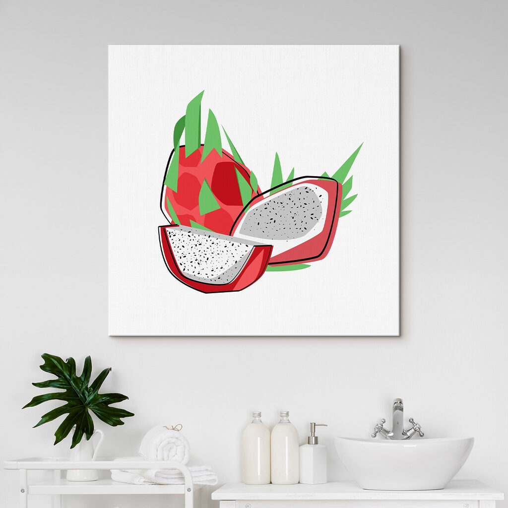 Drawing of a dragon fruit Drawing of a dragon fruit
