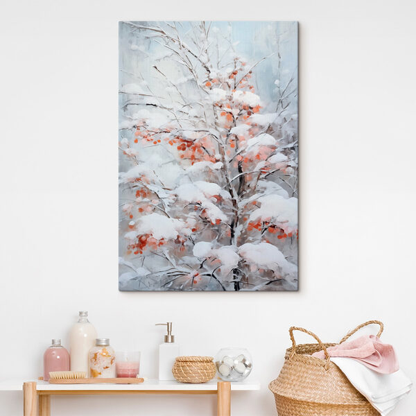 Quadri Quadri Albero ricoperto di neve (COD: s41477)