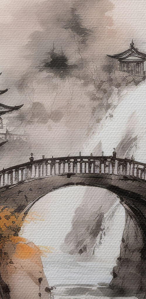 Bridge over a river