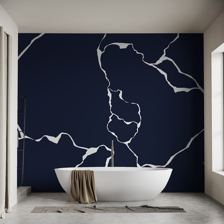 Sfondo blu e bianco