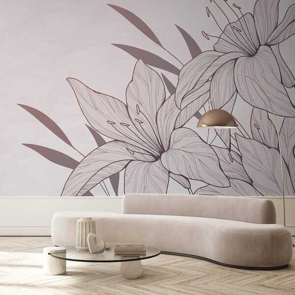 Disegno di fiori e foglie Disegno di fiori e foglie
