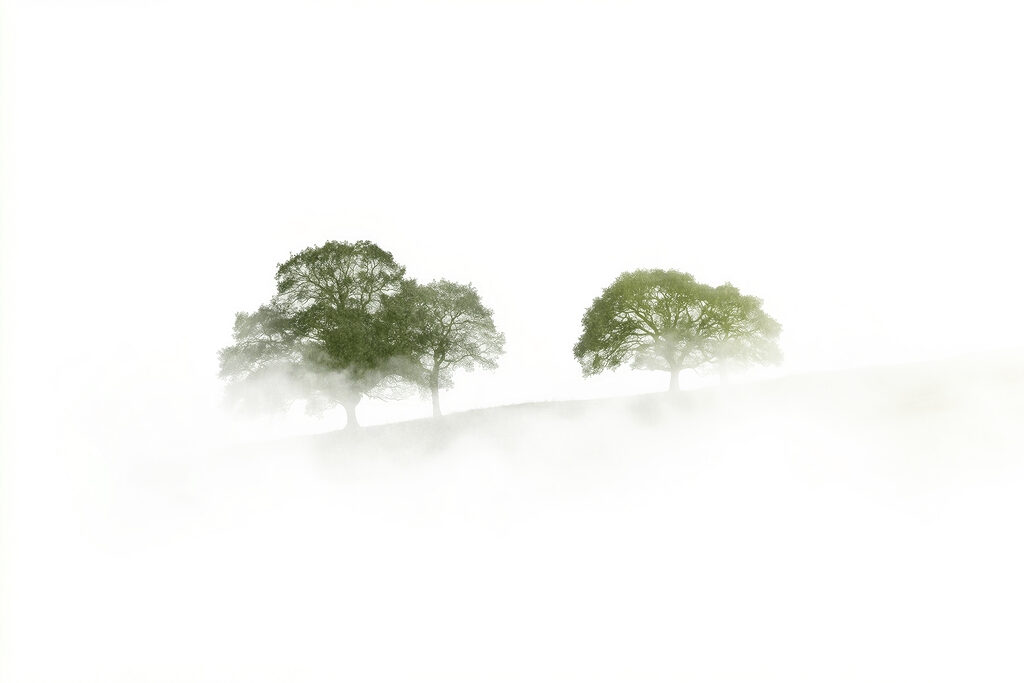 Alberi nella nebbia Alberi nella nebbia