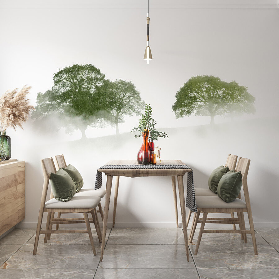 Alberi nella nebbia