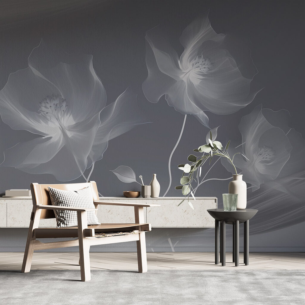 Delicate blooms in soft shades