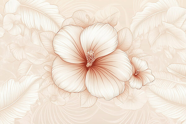 Fioriture delicate in toni tenui. Fioriture delicate in toni tenui.