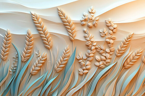 Piante e foglie di grano Piante e foglie di grano