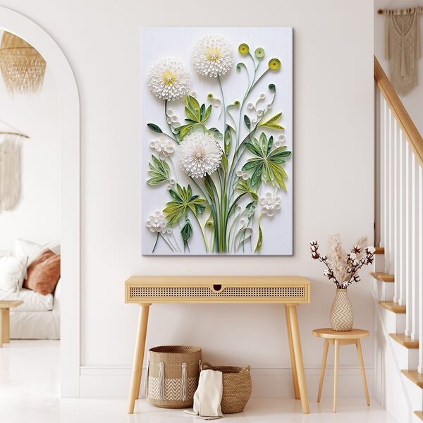 Quadri Fiori e foglie di carta (COD: s41570) Quadri Quadri Fiori e foglie di carta (COD: s41570)