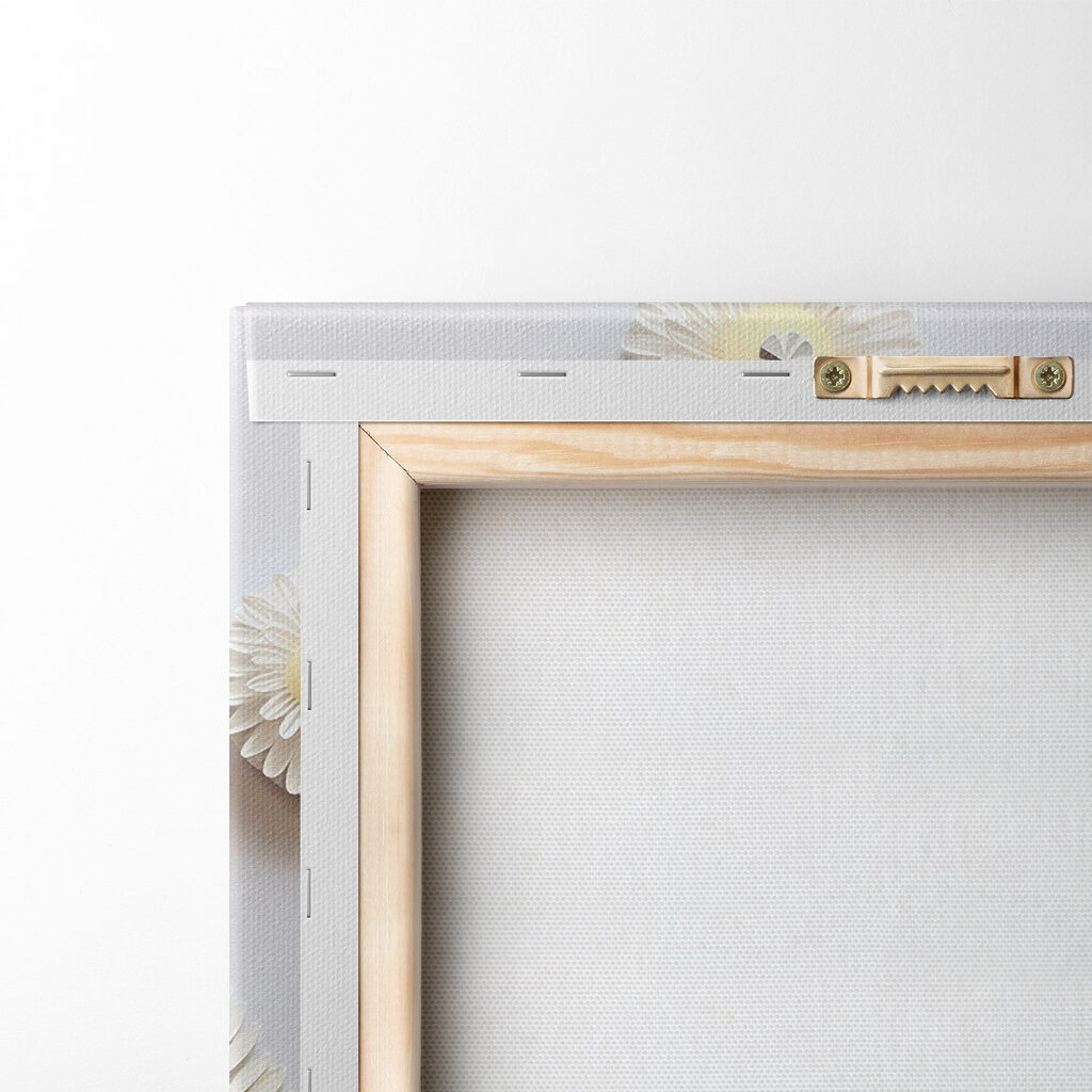 White paper cutout flowers