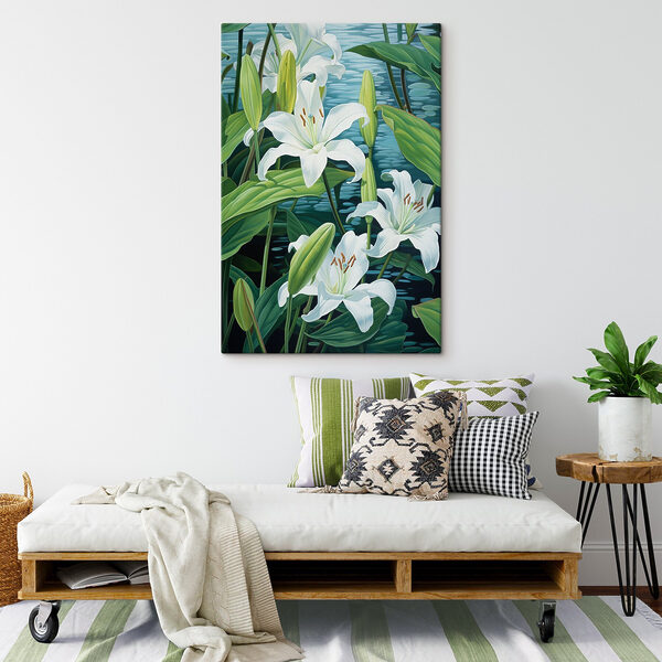 Quadri Quadri Delicati fiori su acque tranquille (COD: s41573)
