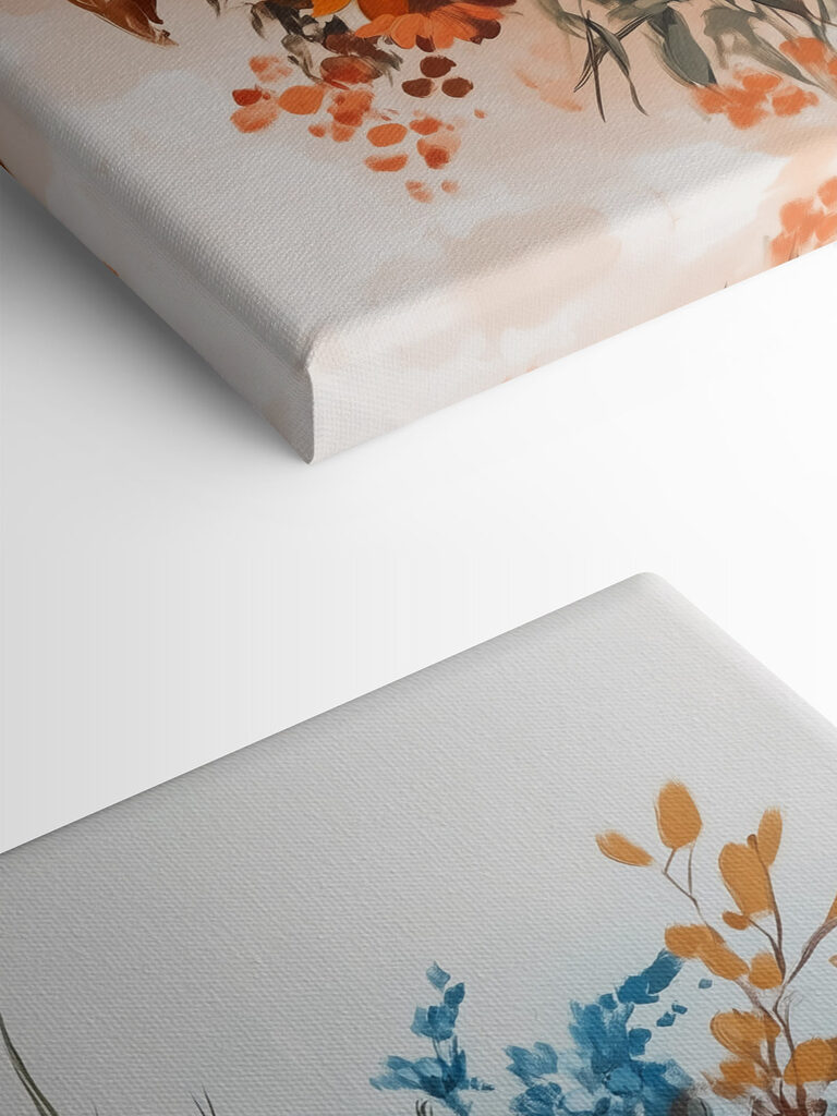 Painting of flowers in a vase