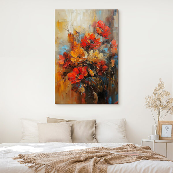 Quadri Dipinto di fiori su tela (COD: s41625) Quadri Quadri Dipinto di fiori su tela (COD: s41625)